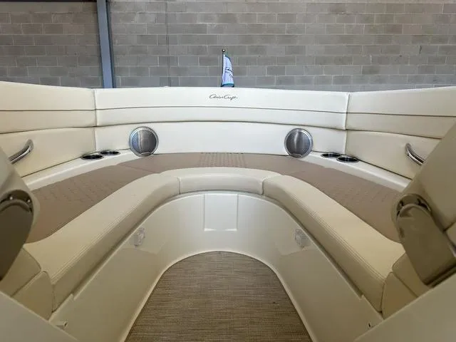 Slide: The Image of Luxurious interior of 2025 Chris-Craft Launch 28 GT boat with elegant seating. - 10