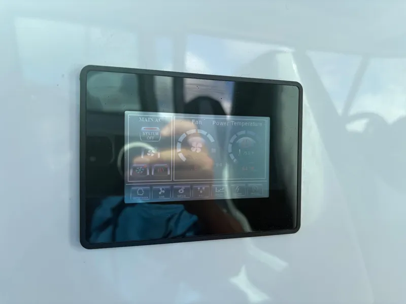Slide: The Image of Touchscreen display on 2023 Axopar 28 AFT CABIN boat dashboard. - 27