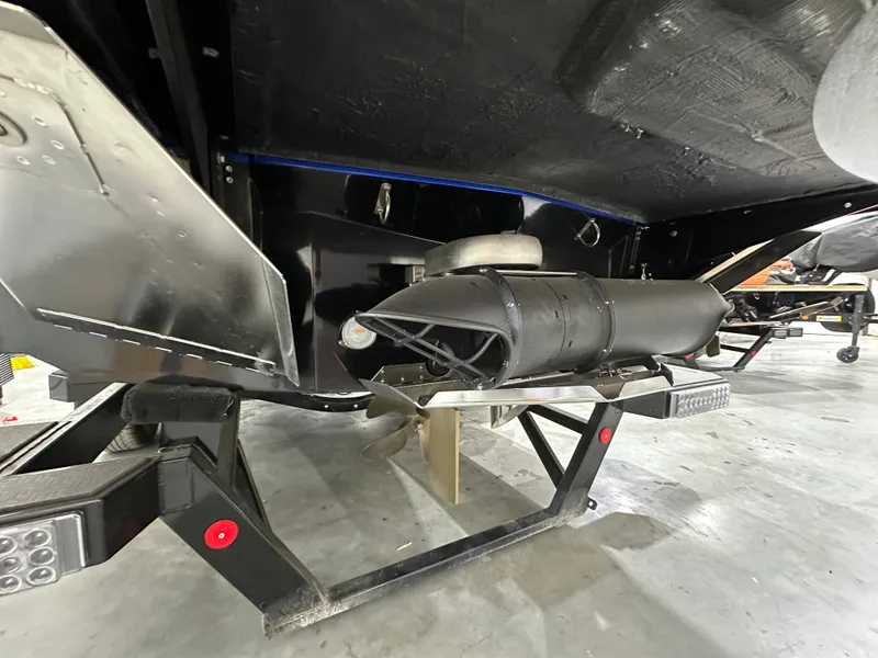 Slide: The Image of 2024 MasterCraft X26 boat underside with advanced propulsion system. - 3