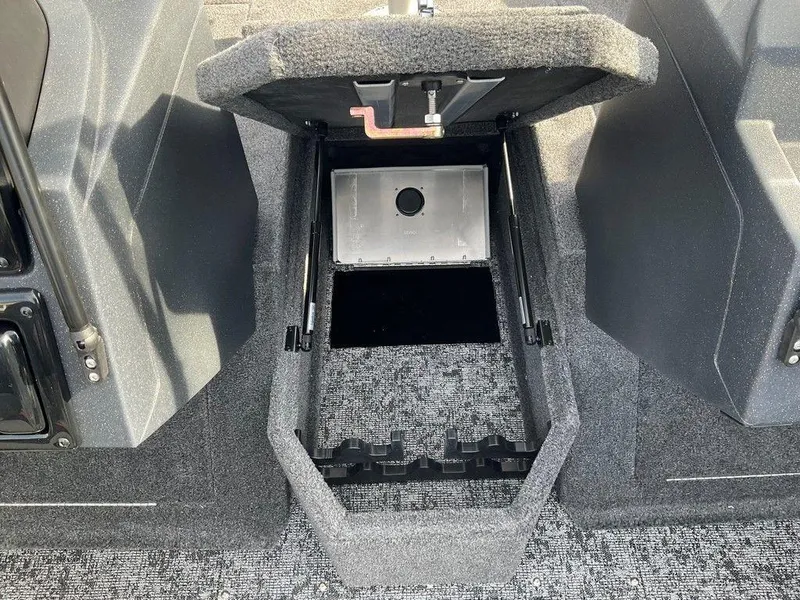 Slide: The Image of 2025 Tracker Targa™ V-18 WT boat interior storage compartment. - 24