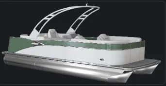 The Image of Tahoe Cascade 2585 Quad Lounge Windshield 2025 - 1