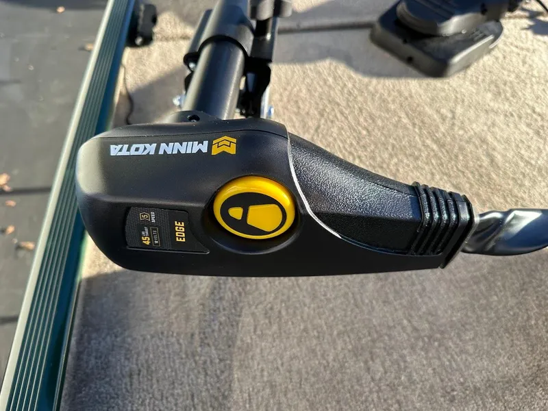 Slide: The Image of Minn Kota trolling motor on 2025 Tracker Bass Tracker Classic Limited boat. - 20