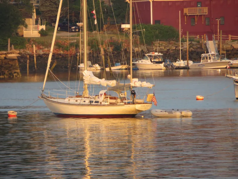 Slide: The Image of Hinckley Yachts Bermuda 40 Yawl Mark III 1974 - 59