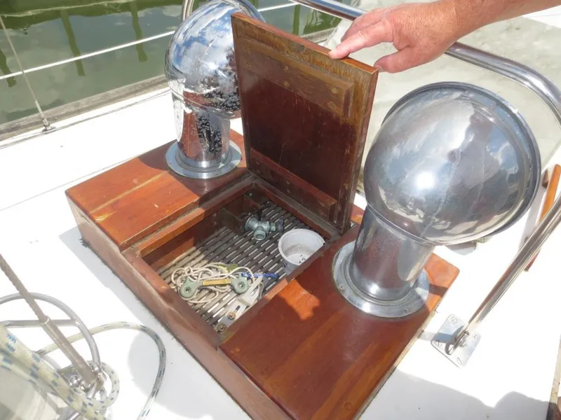 Slide: The Image of Hinckley Yachts Bermuda 40 Yawl Mark III 1974 - 75