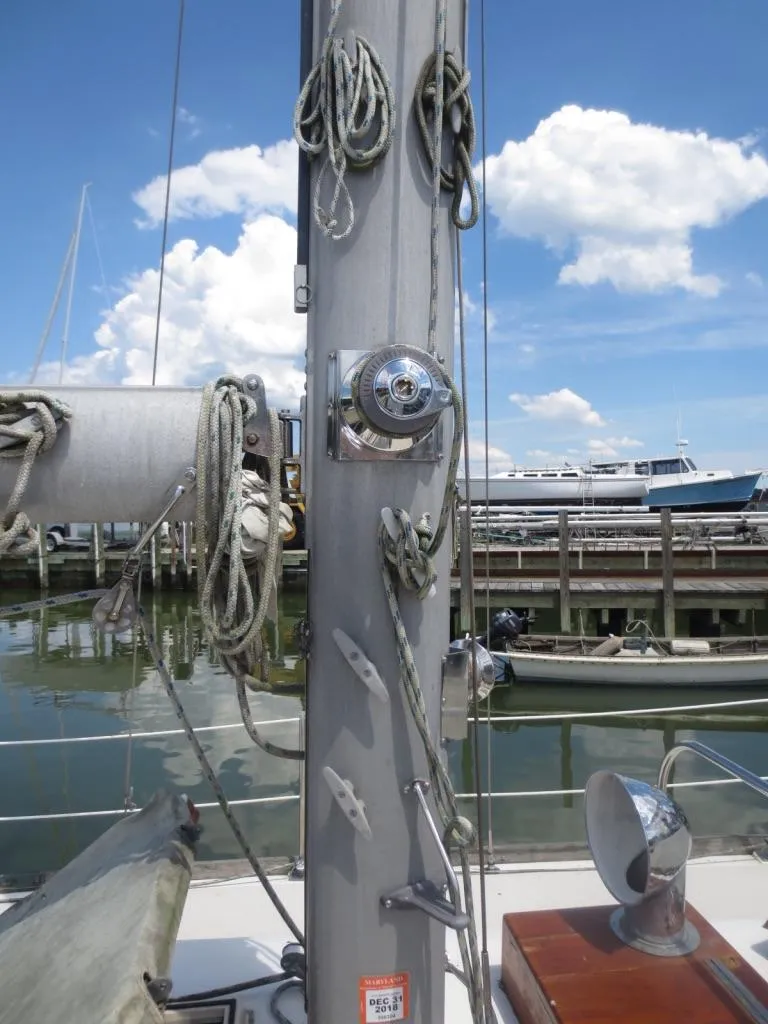 Slide: The Image of Hinckley Yachts Bermuda 40 Yawl Mark III 1974 - 80