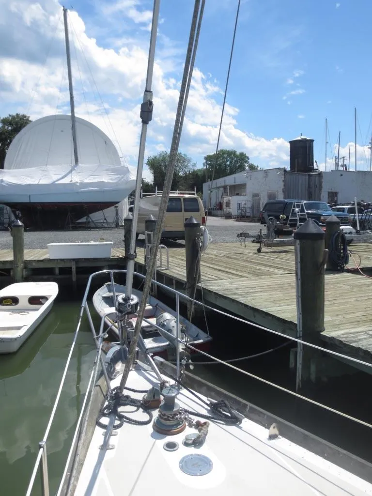 Slide: The Image of Hinckley Yachts Bermuda 40 Yawl Mark III 1974 - 88