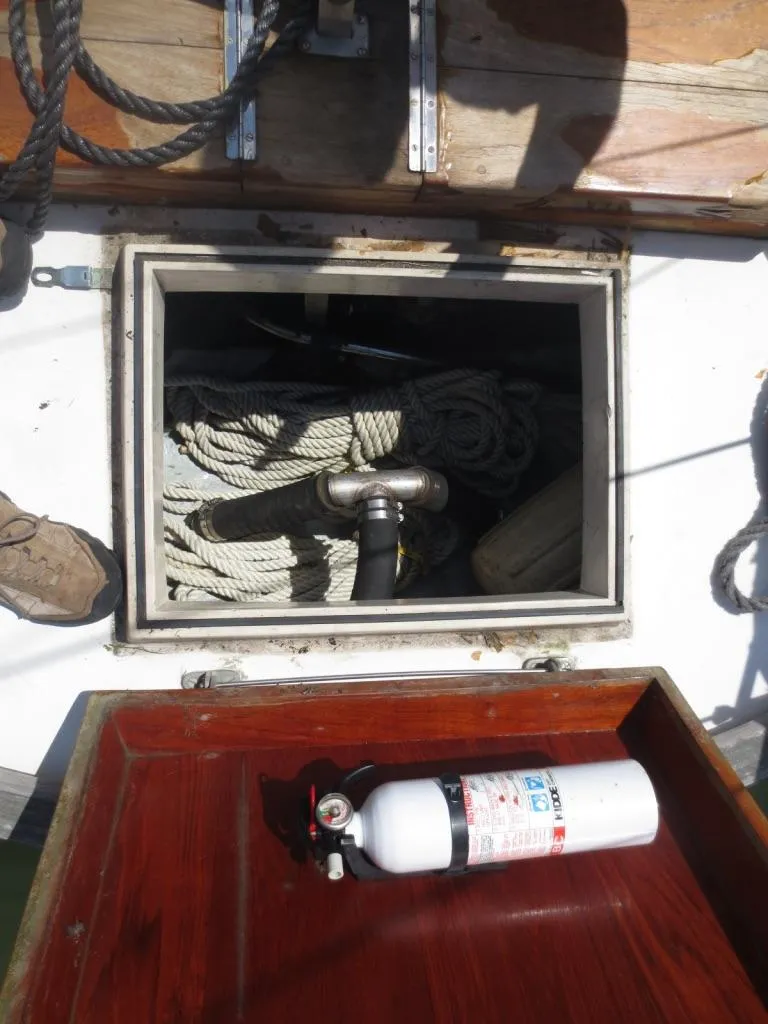 Slide: The Image of Hinckley Yachts Bermuda 40 Yawl Mark III 1974 - 95