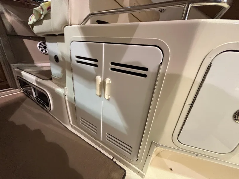 Slide: The Image of Luxurious 1999 Sea Ray Sundancer 450 yacht interior with plush seating and elegant design. - 13