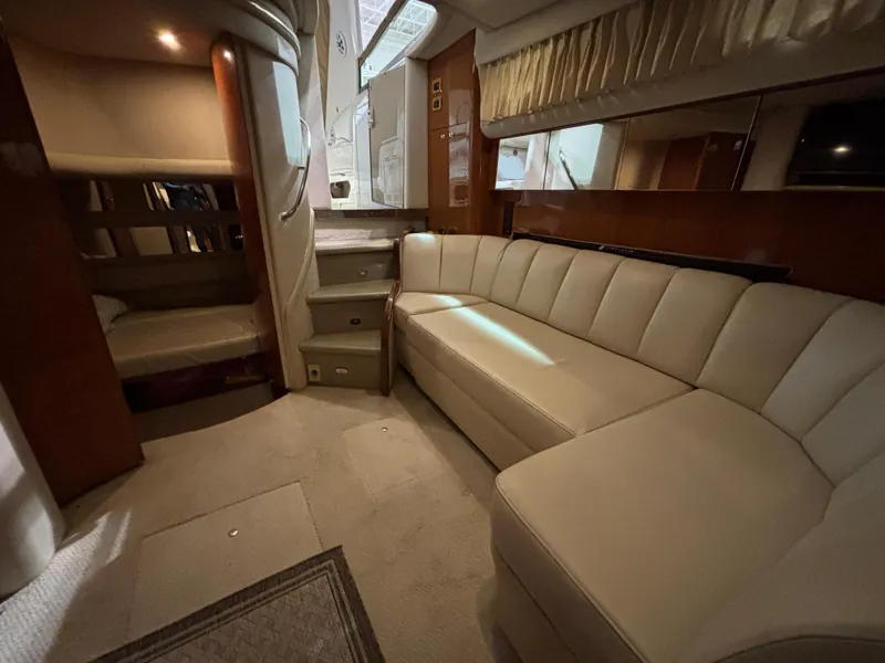 Slide: The Image of Raymarine navigation display on 1999 Sea Ray Sundancer 450 yacht. - 22