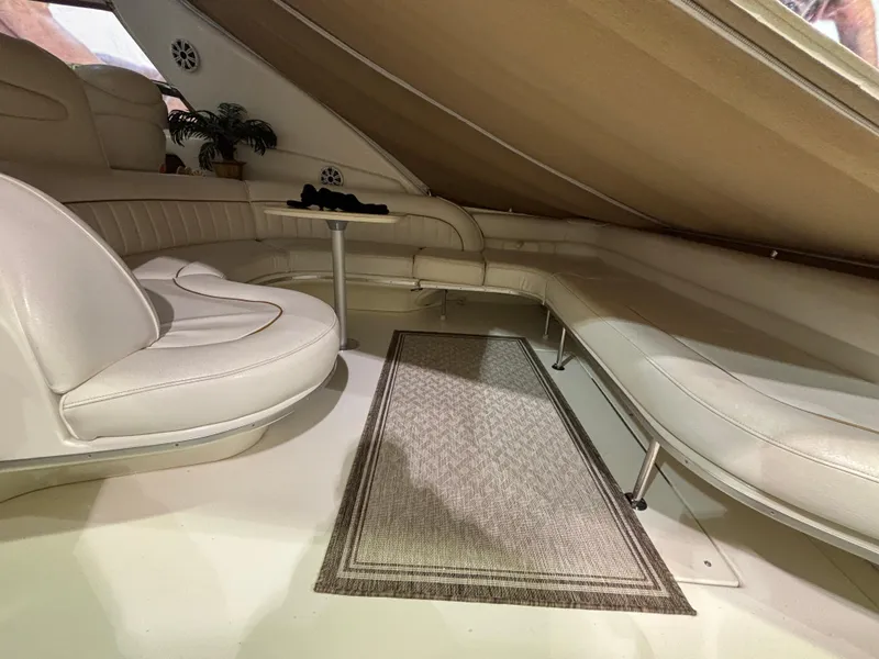 Slide: The Image of Engine room of 1999 Sea Ray Sundancer 450 yacht, showcasing mechanical components. - 9