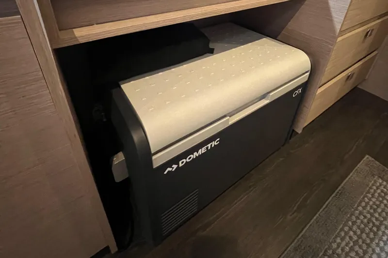 Slide: The Image of Luxurious bathroom in 2022 Fountaine Pajot Aura 51 yacht with modern amenities. - 40