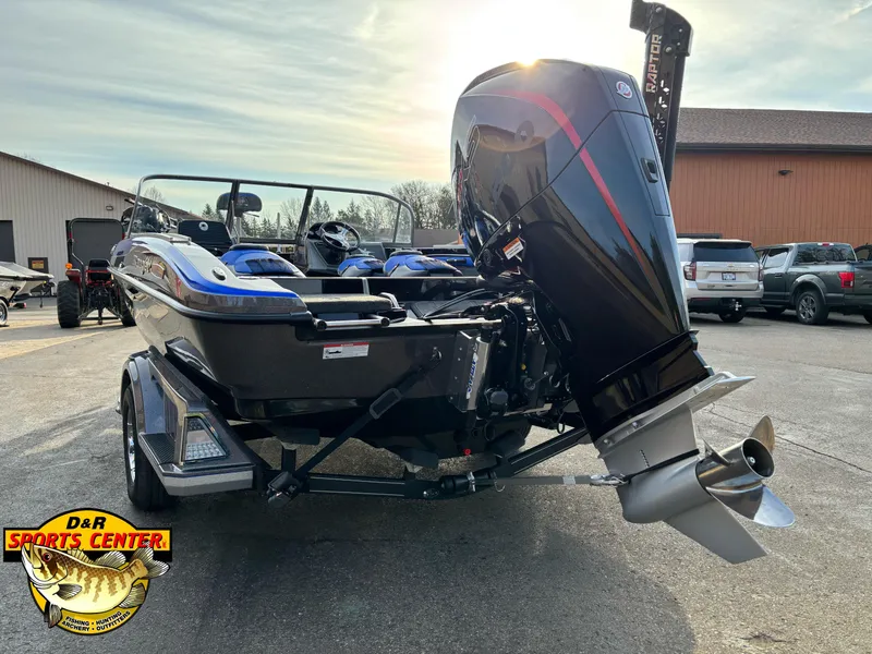 Slide: The Image of 2025 Ranger 1880MS boat with powerful outboard motor at D&R Sports Center. - 4