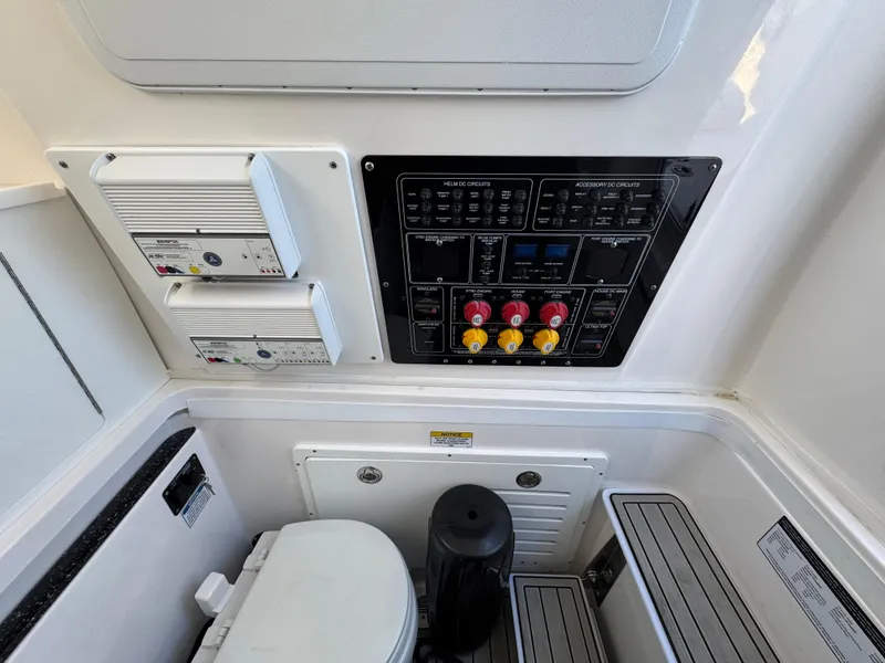 Slide: The Image of Sea Fox 328 boat control panel and equipment, 2022 model. - 27