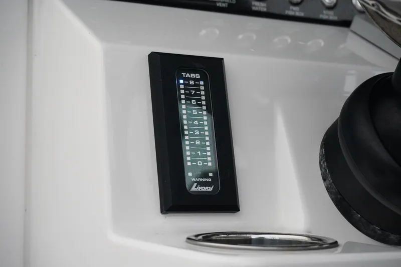 Slide: The Image of Control panel on 2023 Fountain Bluewater 38 Tournament Edition boat. - 28