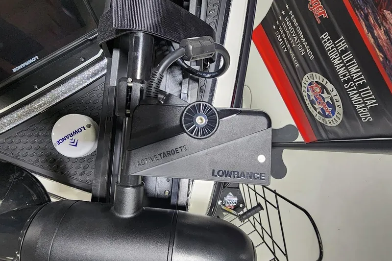 Slide: The Image of Lowrance ActiveTarget2 on 2025 Ranger Z520R Cup-Equipped boat, showcasing advanced fishing technology. - 7