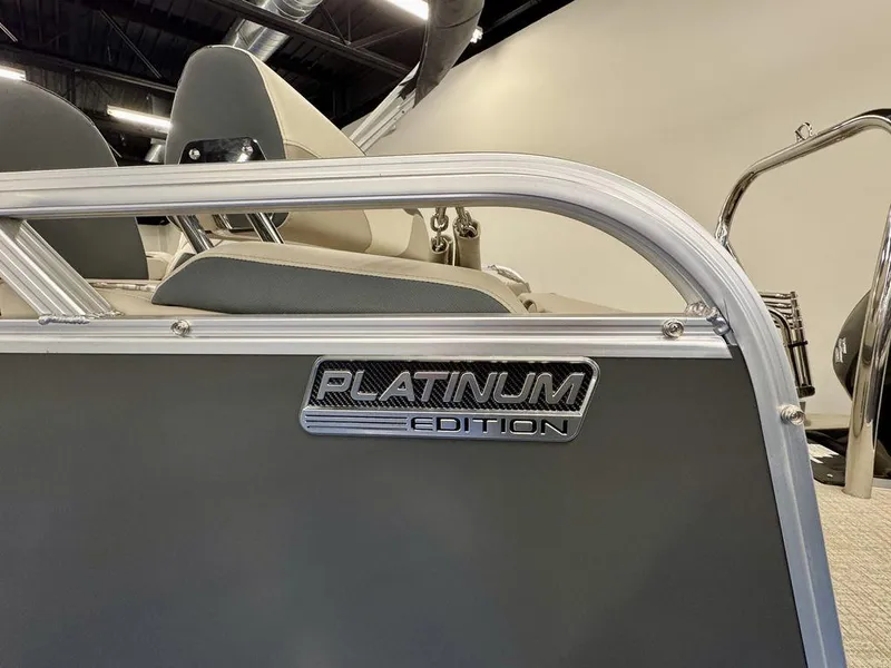 Slide: The Image of 2025 Tahoe LTZ 2385 CRB Platinum Edition boat interior detail. - 5