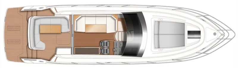 Slide: The Image of Manufacturer Provided Image: Princess V50 Main Deck Layout Plan - 50
