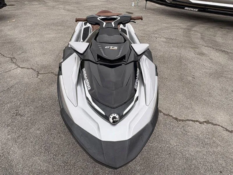 Slide: The Image of 2018 Sea-Doo GTX Limited 230 Sound jet ski on pavement. - 22