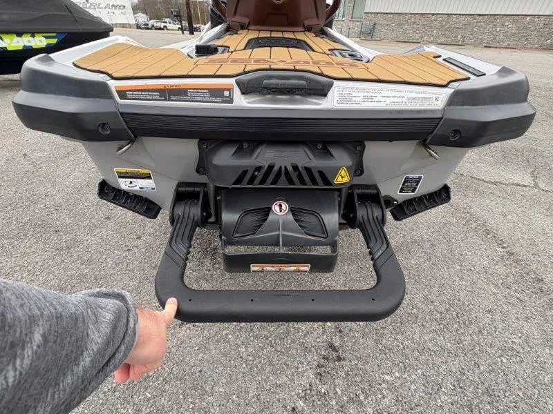 Slide: The Image of Rear view of 2018 Sea-Doo GTX Limited 230 Sound on pavement. - 23