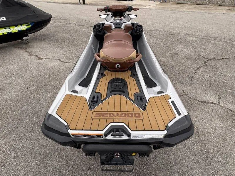 Slide: The Image of 2018 Sea-Doo GTX Limited 230 Sound, rear view on pavement. - 8