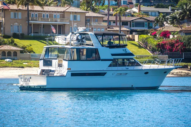 Slide: The Image of Californian 55 Cockpit Motor Yacht 1989 - 5