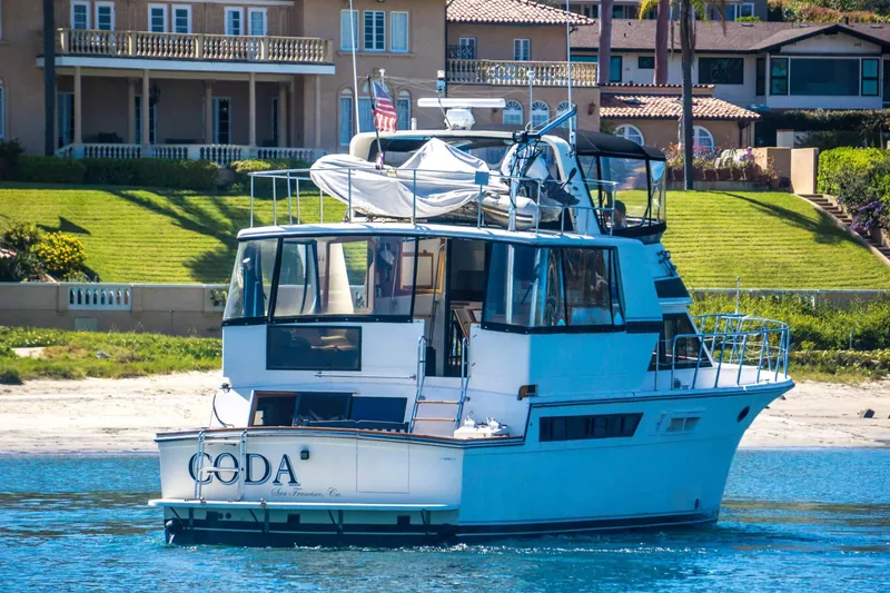 Slide: The Image of Californian 55 Cockpit Motor Yacht 1989 - 4