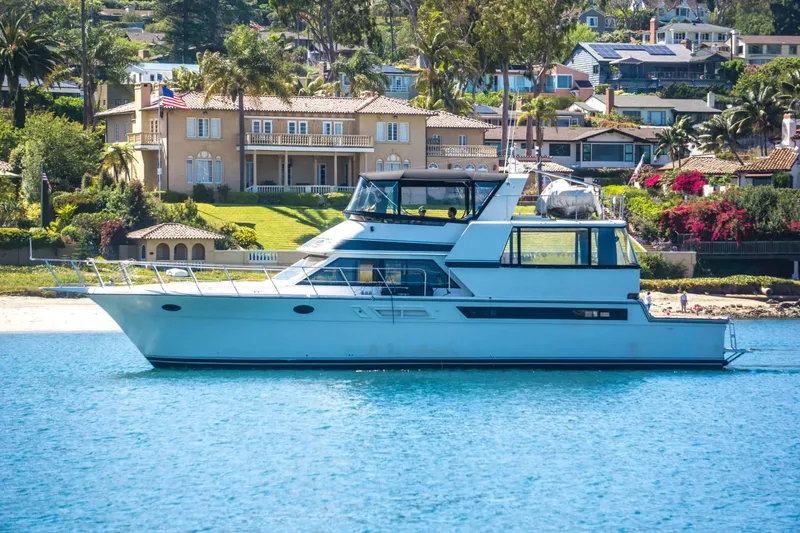 Slide: The Image of Californian 55 Cockpit Motor Yacht 1989 - 3