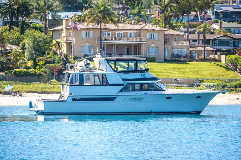 Slide: The Image of Californian 55 Cockpit Motor Yacht 1989 - 1