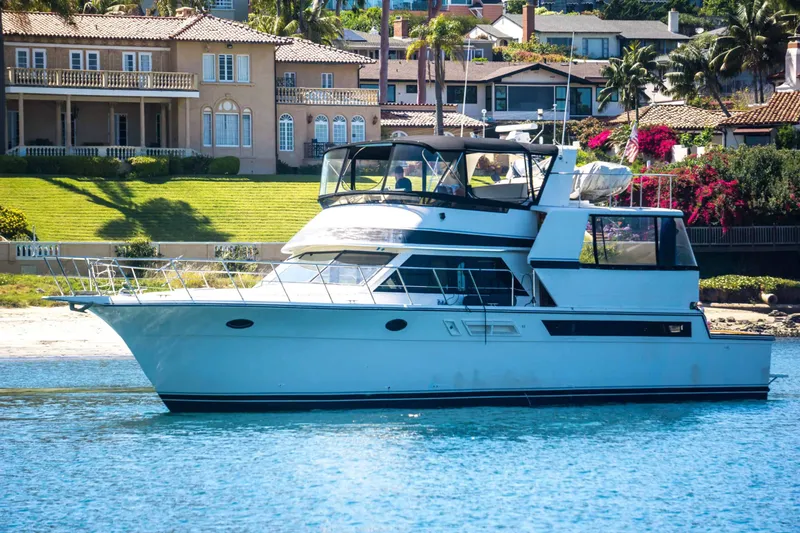 Slide: The Image of Californian 55 Cockpit Motor Yacht 1989 - 2