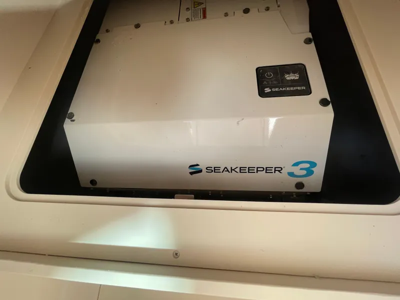 Slide: The Image of Seakeeper 3 stabilizer in 2025 Grady-White Freedom 345 boat. - 40