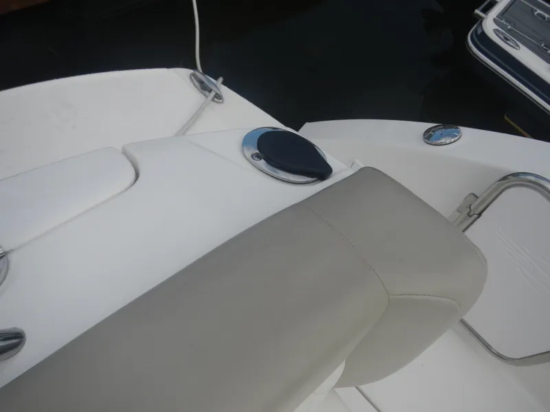 Slide: The Image of 2017 Chaparral 270 Signature boat deck with seating and fixtures. - 21
