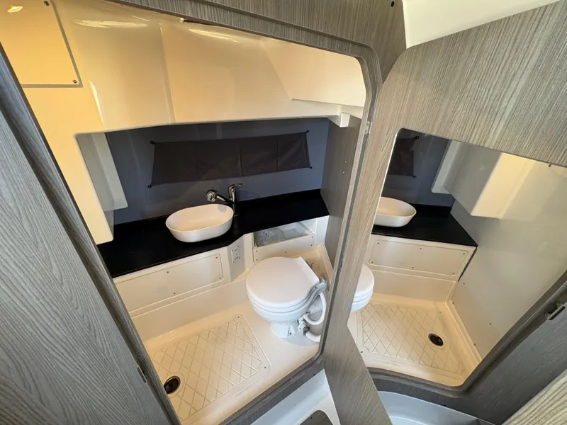 Slide: The Image of Modern bathroom interior in 2025 Navan C30, featuring sleek fixtures and minimalist design. - 21
