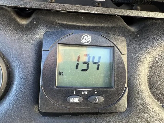 Slide: The Image of Digital hour meter displaying 134 hours on a 2022 Phoenix 721 Pro XP. - 21