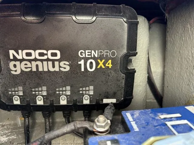 Slide: The Image of NOCO Genius GENPRO 10X4 charger in 2022 Phoenix 721 Pro XP boat. - 28