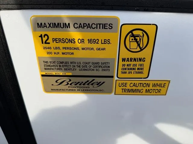 Slide: The Image of Bentley Pontoons Bolt 223 2025 - 17