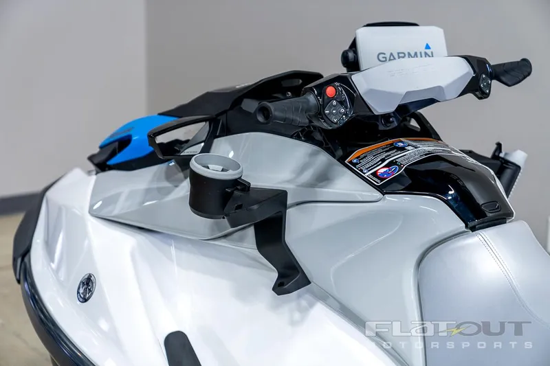 Slide: The Image of 2024 Sea-Doo Fish Pro 130 Scout with Garmin system, showcasing sleek design and controls. - 13