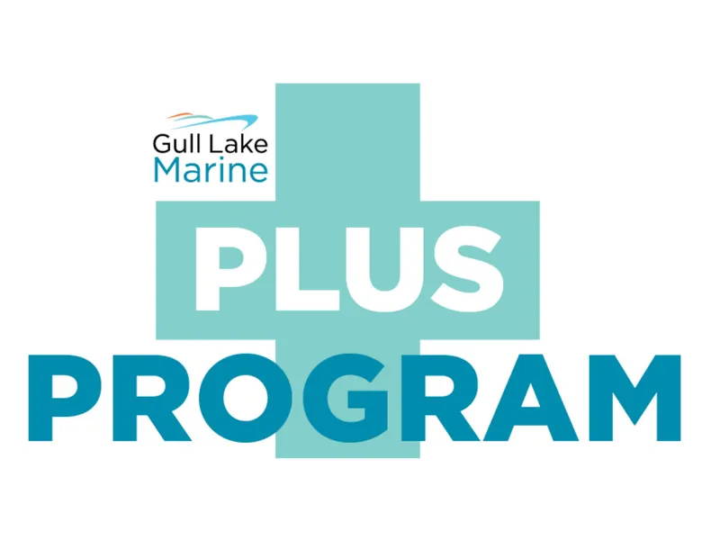 Slide: The Image of Gull Lake Marine Plus Program logo for Boston Whaler 380 Realm 2025. - 67