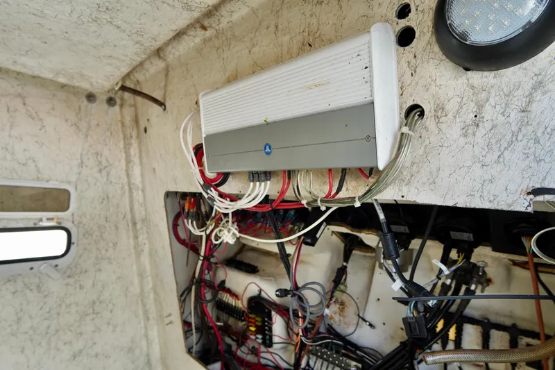 Slide: The Image of 2009 Sailfish 2860 CC boat wiring and electrical components. - 20