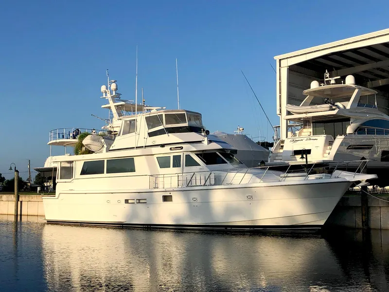 Slide: The Image of Hatteras 62 Cockpit Motor Yacht 1990 - 73