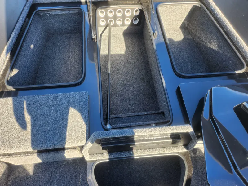 Slide: The Image of 2020 Vexus AVX1880 boat storage compartments with sleek design and ample space. - 16