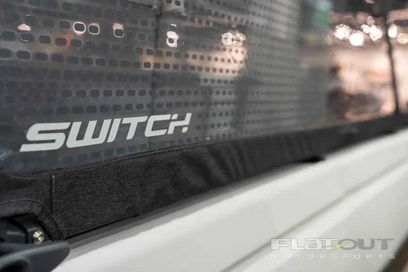 Slide: The Image of 2024 Sea-Doo SWITCH Cruise 21, close-up view, showcasing branding and design details. - 6