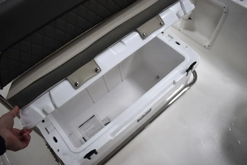 Slide: The Image of Open storage compartment in 2025 Key West 1720 CC boat. - 26