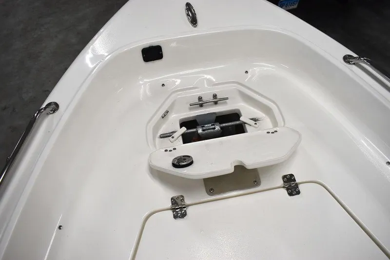 Slide: The Image of 2025 Key West 1720 CC boat interior with anchor storage compartment. - 40