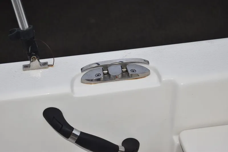 Slide: The Image of 2022 Carolina Skiff 19 LS boat cleat and handle detail. - 41