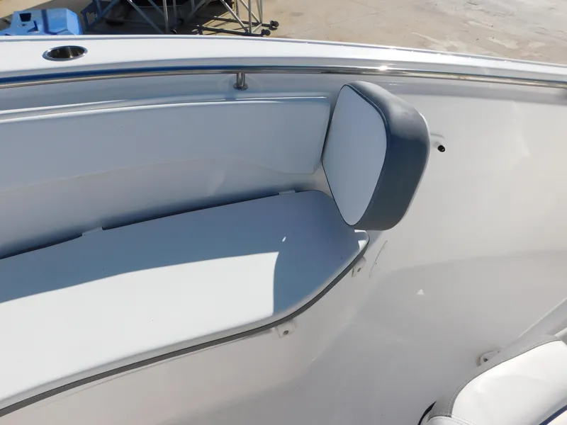 Slide: The Image of 2017 Tidewater 220 LXF boat interior seating detail. - 29