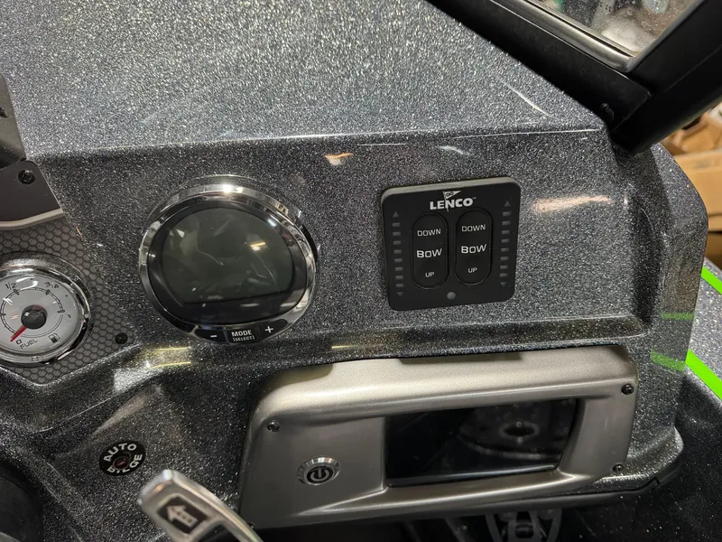 Slide: The Image of Dashboard of 2024 Nitro ZV21 Pro boat with control panel and gauges. - 15