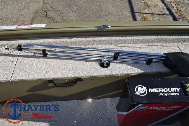 Slide: The Image of 2025 Lund 1875 Alaskan SS boat interior with Mercury Propellers box. - 34