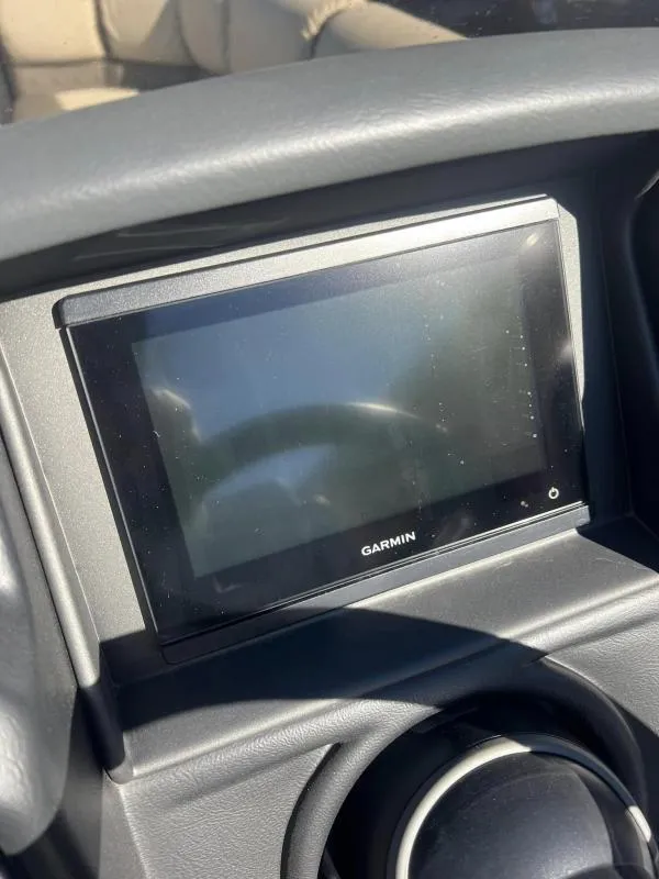 Slide: The Image of Garmin display in 2024 Veranda VP25RC dashboard, close-up view. - 19