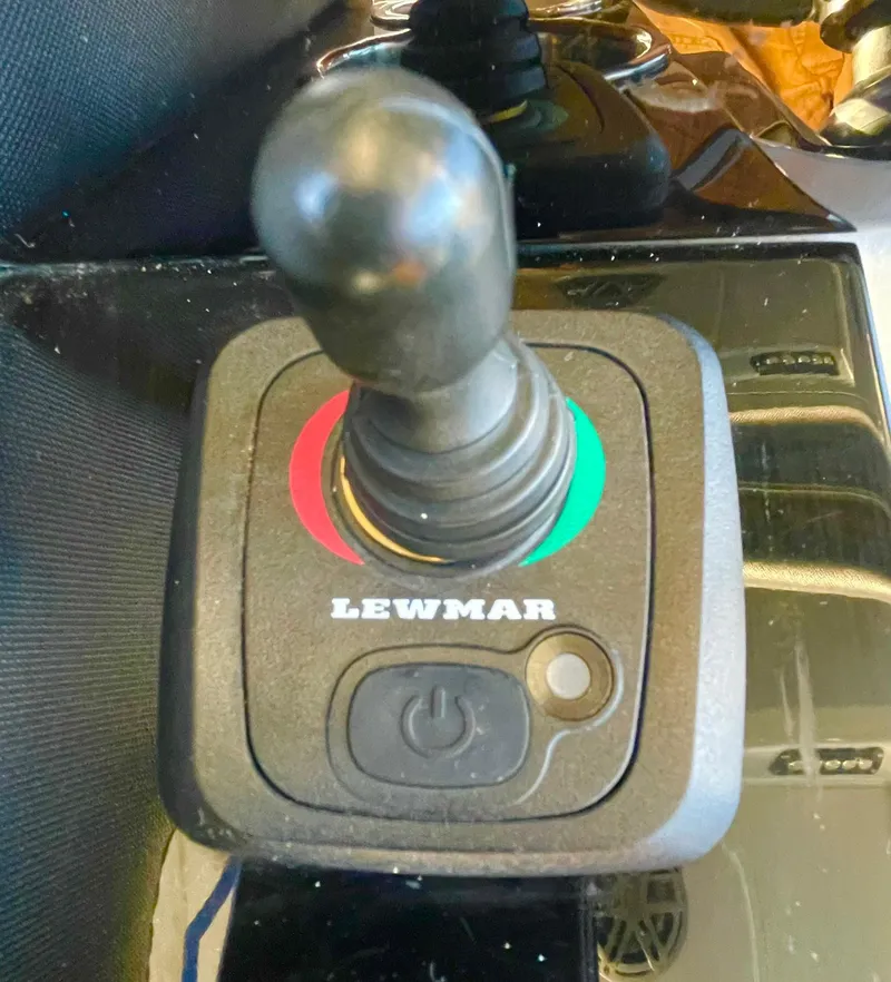 Slide: The Image of Lewmar joystick control on Statement 350 Open, 2020 model. - 26