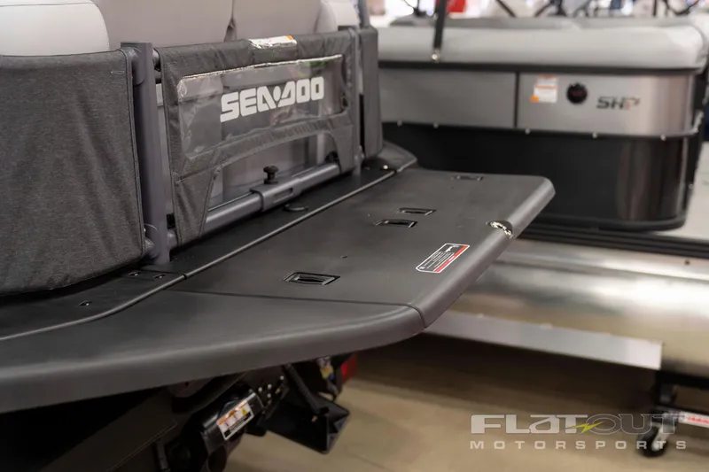 Slide: The Image of 2024 Sea-Doo SWITCH CRUISE 18 230HP rear deck detail in showroom. - 14